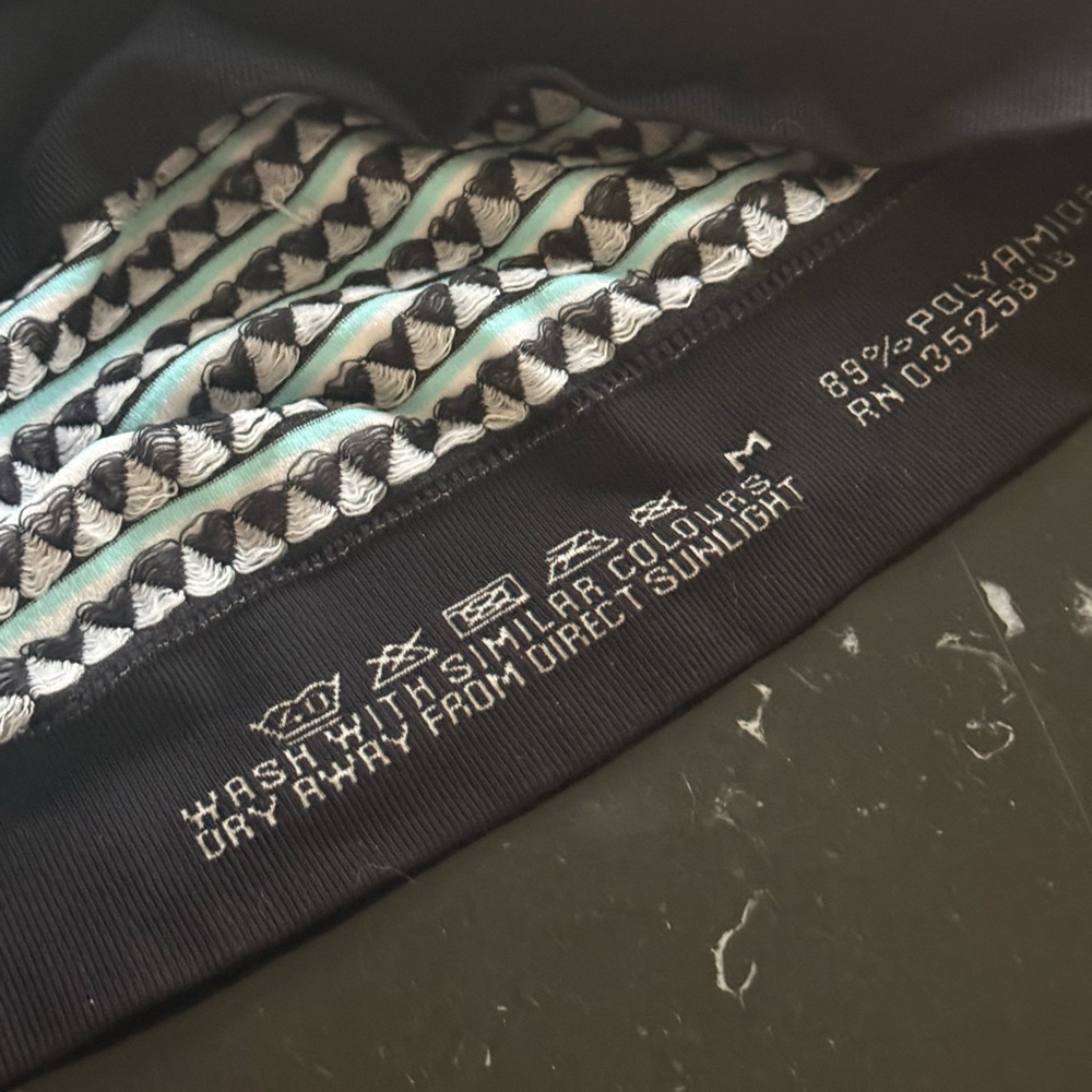 Sweaty Betty Black and White Long Sleeve Geometric Top - Picture 4 of 4